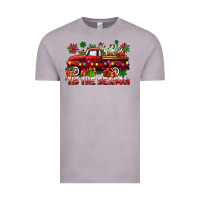 Vintage Zinc tis the season christmas truck Vintage Tee - CowGirlArtShop