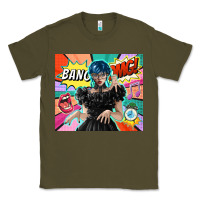 Army Green pop art gothic girl Classic Tee - TumblerDesignByShophia