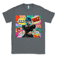 Charcoal Heather pop art gothic girl Classic Tee - TumblerDesignByShophia