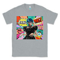 Heather Grey pop art gothic girl Classic Tee - TumblerDesignByShophia