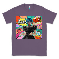 Lavender pop art gothic girl Classic Tee - TumblerDesignByShophia