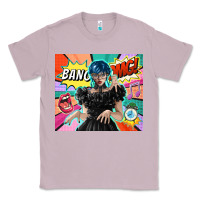 Lilac pop art gothic girl Classic Tee - TumblerDesignByShophia