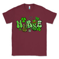 Burgundy nurse st patrick's day Classic Tee - Artiststas