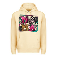 Pina Colada Racing leopard frame mama Mother's Day Premium Hoodie - LillyAllenDesigns