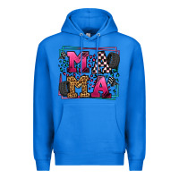 True Royal Racing leopard frame mama Mother's Day Premium Hoodie - LillyAllenDesigns