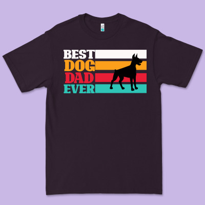 Best Dog Dad Ever Premium Tee Designed By Bettercallsaul
