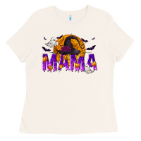 Bone Halloween Mama Ladies Tee - texasbilliewilder