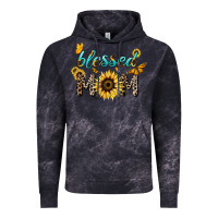 Cloud Black Blessed mom sunflower butterfly mother's day Vintage Hoodie - HowdyJamesFarm