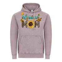 Vintage Zinc Blessed mom sunflower butterfly mother's day Vintage Hoodie - HowdyJamesFarm