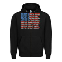 Black List of Presidents of the United States, Gift Zipper Hoodie - longCreatives