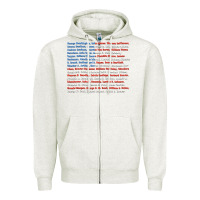 Oatmeal Heather List of Presidents of the United States, Gift Zipper Hoodie - longCreatives