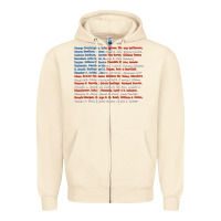 Sandshell List of Presidents of the United States, Gift Zipper Hoodie - longCreatives