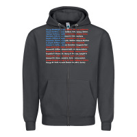 Smoke List of Presidents of the United States, Gift Zipper Hoodie - longCreatives