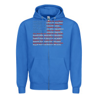 True Royal List of Presidents of the United States, Gift Zipper Hoodie - longCreatives