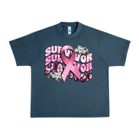 Midnight Navy survivor breast cancer Urban Heavy Tee - CowGirlArtShop
