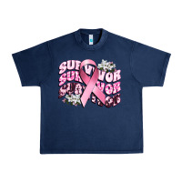 Navy survivor breast cancer Urban Heavy Tee - CowGirlArtShop