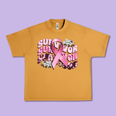 Survivor Breast Cancer Urban Heavy Tee Designed By Cowgirlartshop