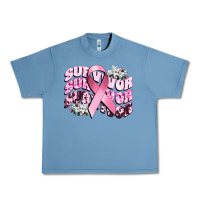 Pebble Blue survivor breast cancer Urban Heavy Tee - CowGirlArtShop