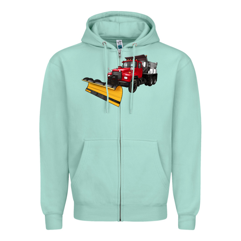 Snow Plow Zipper Hoodie by Artiststas | Teevron
