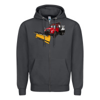 Smoke snow plow Zipper Hoodie - Artiststas