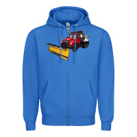 True Royal snow plow Zipper Hoodie - Artiststas