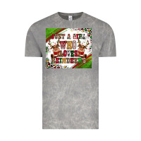 Cloud Rock just a girl who loves reindeer Vintage Tee - CowGirlArtShop