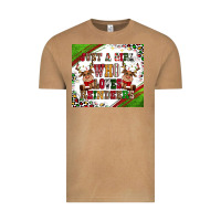 Vintage Camel just a girl who loves reindeer Vintage Tee - CowGirlArtShop