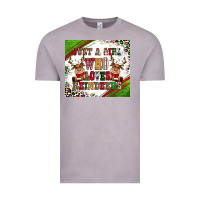 Vintage Zinc just a girl who loves reindeer Vintage Tee - CowGirlArtShop
