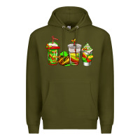 Army Green juneteenth coffee Premium Hoodie - Jasminsmagicworld