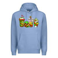 Colony Blue juneteenth coffee Premium Hoodie - Jasminsmagicworld