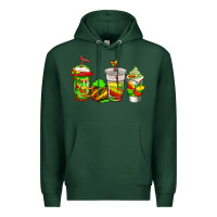 Sports Green juneteenth coffee Premium Hoodie - Jasminsmagicworld