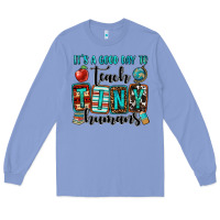 Colony Blue it's a good day to teach tiny humans Long Sleeve Tee - OliviaCreatesArt