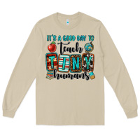 Mushroom it's a good day to teach tiny humans Long Sleeve Tee - OliviaCreatesArt