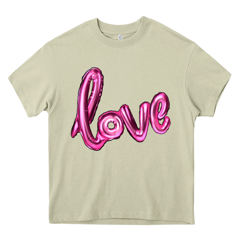 Valentine's Day Love Balloon Heavy Core Tee by RanaPortraitStore | Teevron