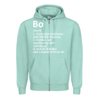 Seafoam BO Definition Personalized Name Funny Birthday Gift Idea Zipper Hoodie - longCreatives