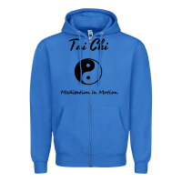 True Royal Tai Chi T, Meditation In Motion, Martial Arts Gift Zipper Hoodie - longCreatives