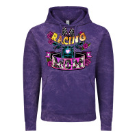 Cloud Purple Racing mom Mother's Day Vintage Hoodie - HowdyJamesFarm