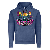 Vintage Denim Racing mom Mother's Day Vintage Hoodie - HowdyJamesFarm