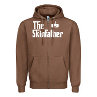 Chestnut The Skin Father Funny Dermatology Dermatologist Gift Zipper Hoodie - longCreatives
