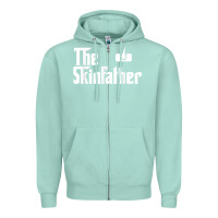 Seafoam The Skin Father Funny Dermatology Dermatologist Gift Zipper Hoodie - longCreatives