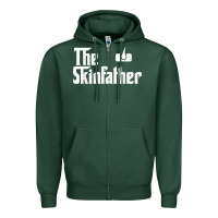 Sports Green The Skin Father Funny Dermatology Dermatologist Gift Zipper Hoodie - longCreatives