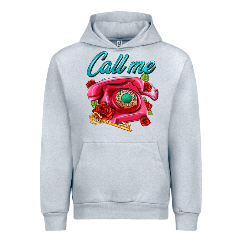 Call Me Roses And Pink Telephone Urban Hoodie by AdoDesignShop | Teevron