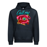 Navy call me roses and pink telephone Urban Hoodie - AdoDesignShop