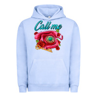 Pigment Grape Ice call me roses and pink telephone Urban Hoodie - AdoDesignShop