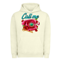 Pigment Pistachio call me roses and pink telephone Urban Hoodie - AdoDesignShop