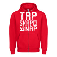 Red Tap Snap Or Nap Jiu Jitsu Hoodie Brazilian BJJ Gifts Zipper Hoodie - longCreatives