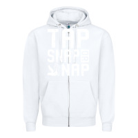 White Tap Snap Or Nap Jiu Jitsu Hoodie Brazilian BJJ Gifts Zipper Hoodie - longCreatives