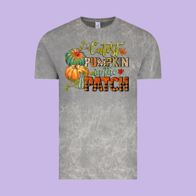 Cutest Pumpkin In The Patch Vintage Tee Designed By Cowgirlartshop