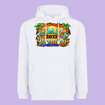 Family Vacation 2022 Heavyweight Hoodie Designed By Barkaloodesign