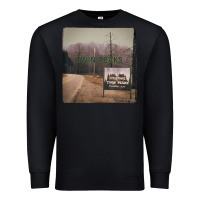 Black Twin Peaks City Limits Welcome Sign Vintage Premium Sweatshirt - longCreatives